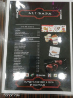 Ali Baba menu