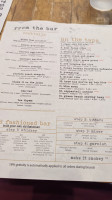 La Maison De L'Eclusier menu