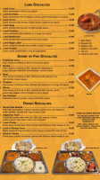 Villa Saint-Antoine menu