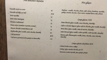 Le Patio menu