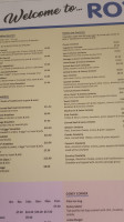 Pizzeria La Bella menu