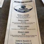 De L'aigle menu
