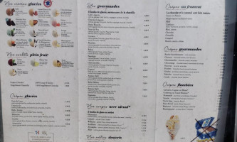 La Guillonniere menu