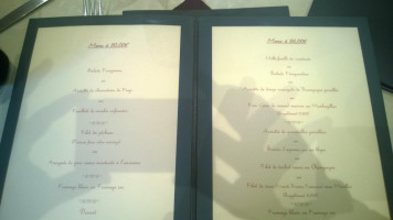 Auberge des trabuches menu