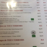 Le 7 de Table Cardápio