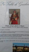 La Table De Guislain Carta