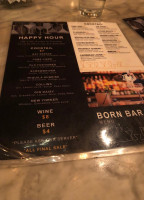 Villa Pinewood menu