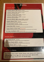 Maison Kervarrec menu