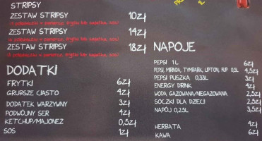 Pizza Presto menu