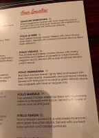 Le Pastis Cannes menu