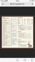 Orchidée menu