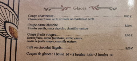 L'Absinthe menu