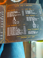 The Copper menu