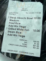 Le Bouj menu