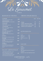 Le Gourmet Lunel menu