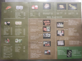 Wok&sushi menu