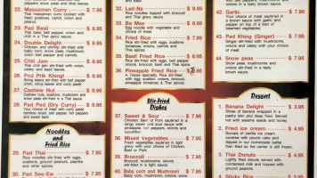 El Tex Mex menu