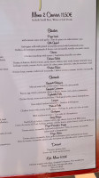L'escale menu