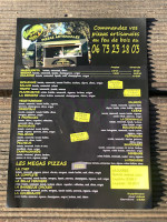 Pizza Artisanales menu