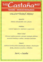 Castaña Texasko-mexická Restaurace Carte