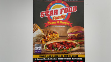 Star Food Family menu