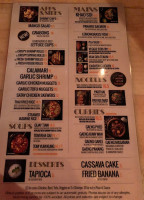 Mas Des Capelans menu