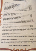 Le Toucan Pub menu