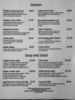 Au Rendezvous Du Pecheurs menu