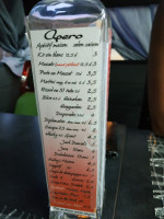 La Pierre Ardente menu