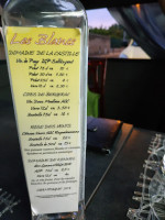 La Pierre Ardente menu