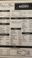 Arizona Dream menu