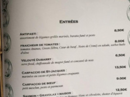 Le Terminus menu