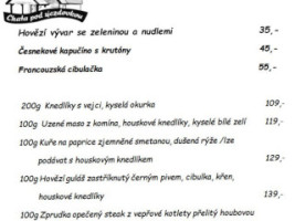 Chata Pod Sjezdovkou Carte