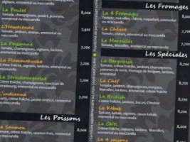 Friterie Pizzeria Au Sicilia menu