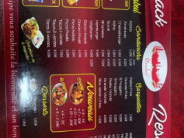 Snack Kebab Istanbul menu