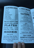 La Butte menu