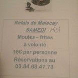 Le Relais De Melecey Carta