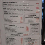 à Huîtres L'annexe menu