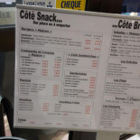 à Huîtres L'annexe menu