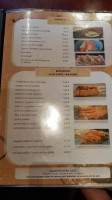 Chalet La Pricaz menu