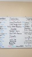 Premier Acte menu