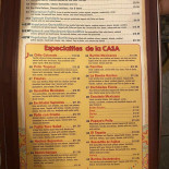 Le Taxi Jaune Cardápio