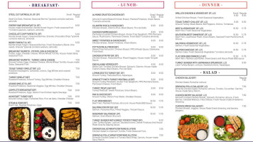 Le Mas St Antonin menu