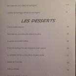 Les Voiles menu