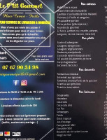 Le P'tit Gourmet menu