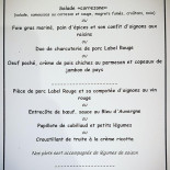 Auberge Dupuytren Speisekarte