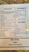 Restaurant Bar Pizzeria De L'eau D'olle menu