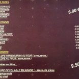 Pizza Délice menu