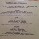 La Bergerie Cardápio