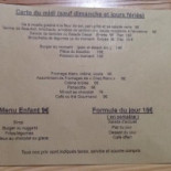 La Bergerie Cardápio